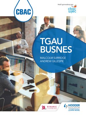 cover image of CBAC TGAU Busnes (WJEC GCSE Business Welsh-language edition)